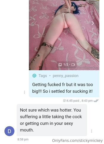 Full leaked Stickymickey private onlyfans photo